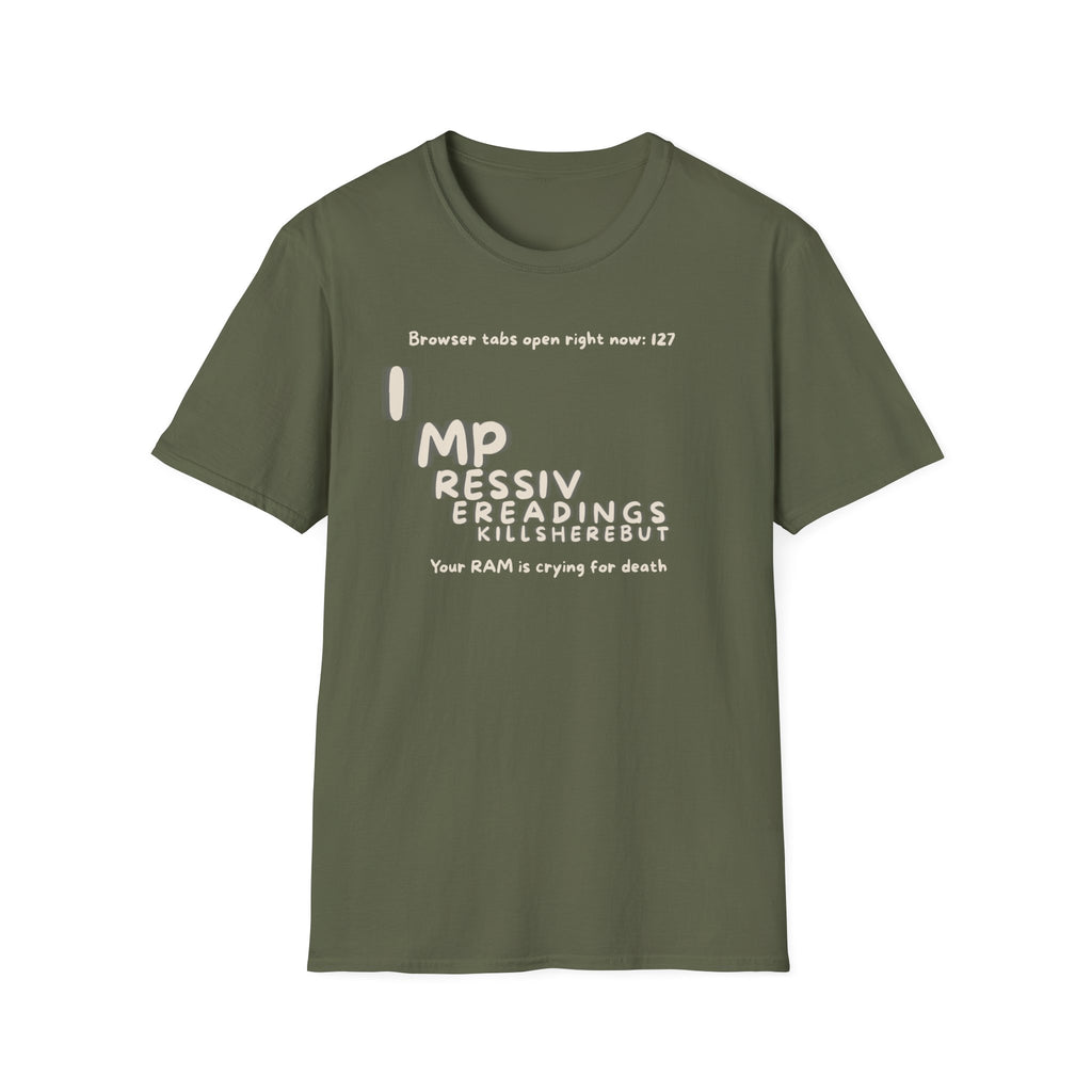 [7] Browser Tab Apocalypse T-Shirt