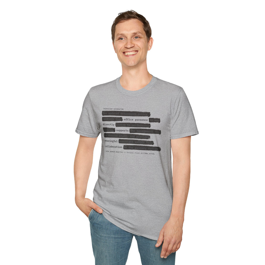 [64] Return To Office Policy T-Shirt