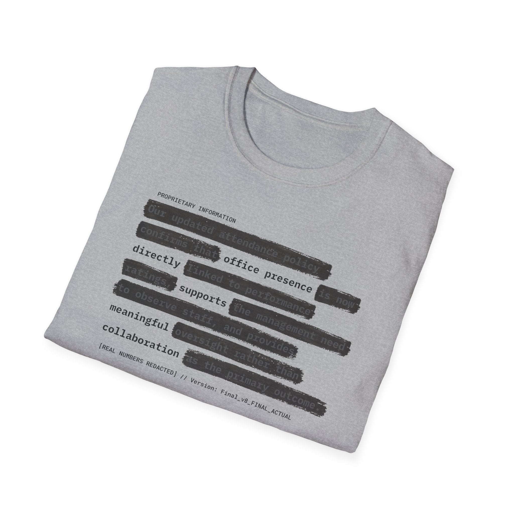 [64] Return To Office Policy T-Shirt