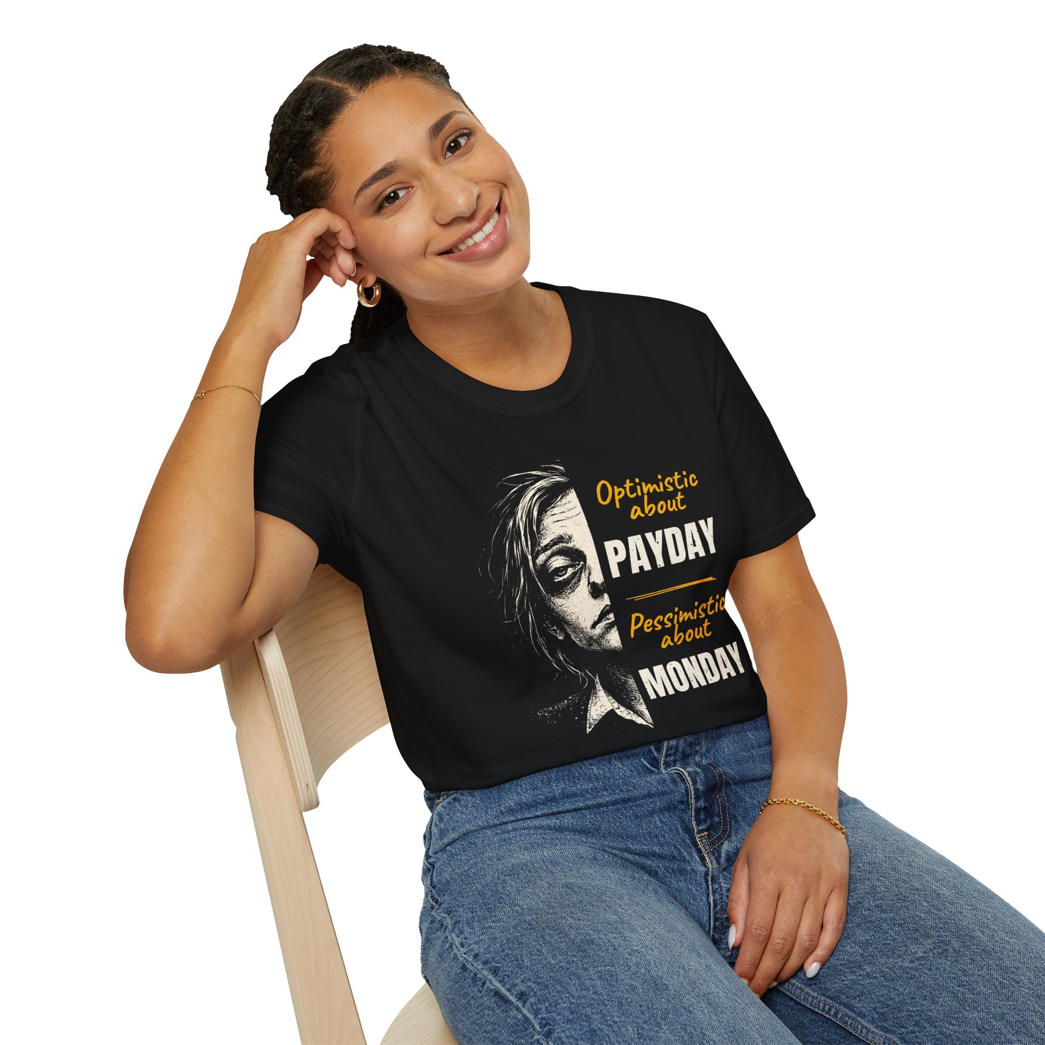 [50] Pessimistic About Monday T-Shirt