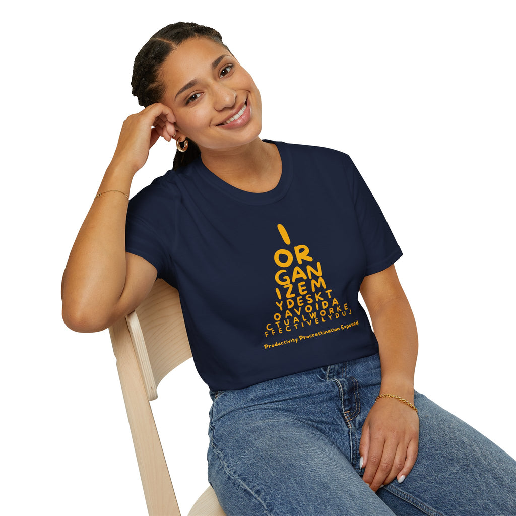 [3] Desk Organization Procrastination T-Shirt