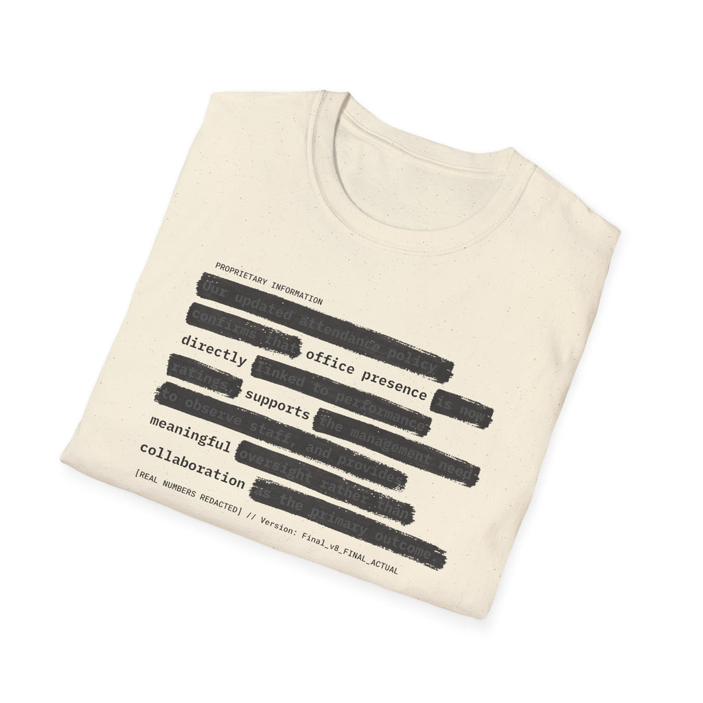 [64] Return To Office Policy T-Shirt