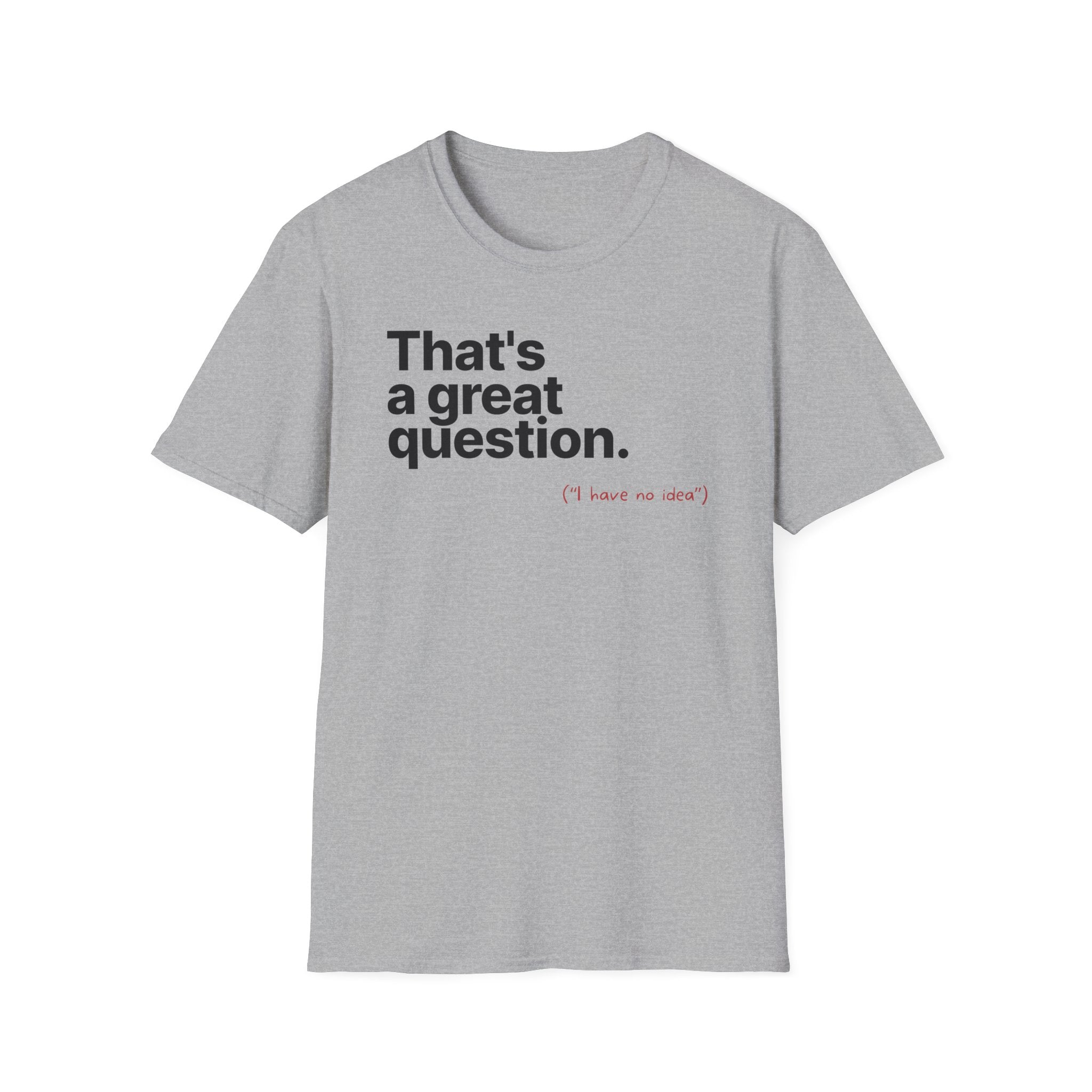 [80] A Great Question T-Shirt