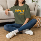 [84] Input Not Valued T-Shirt