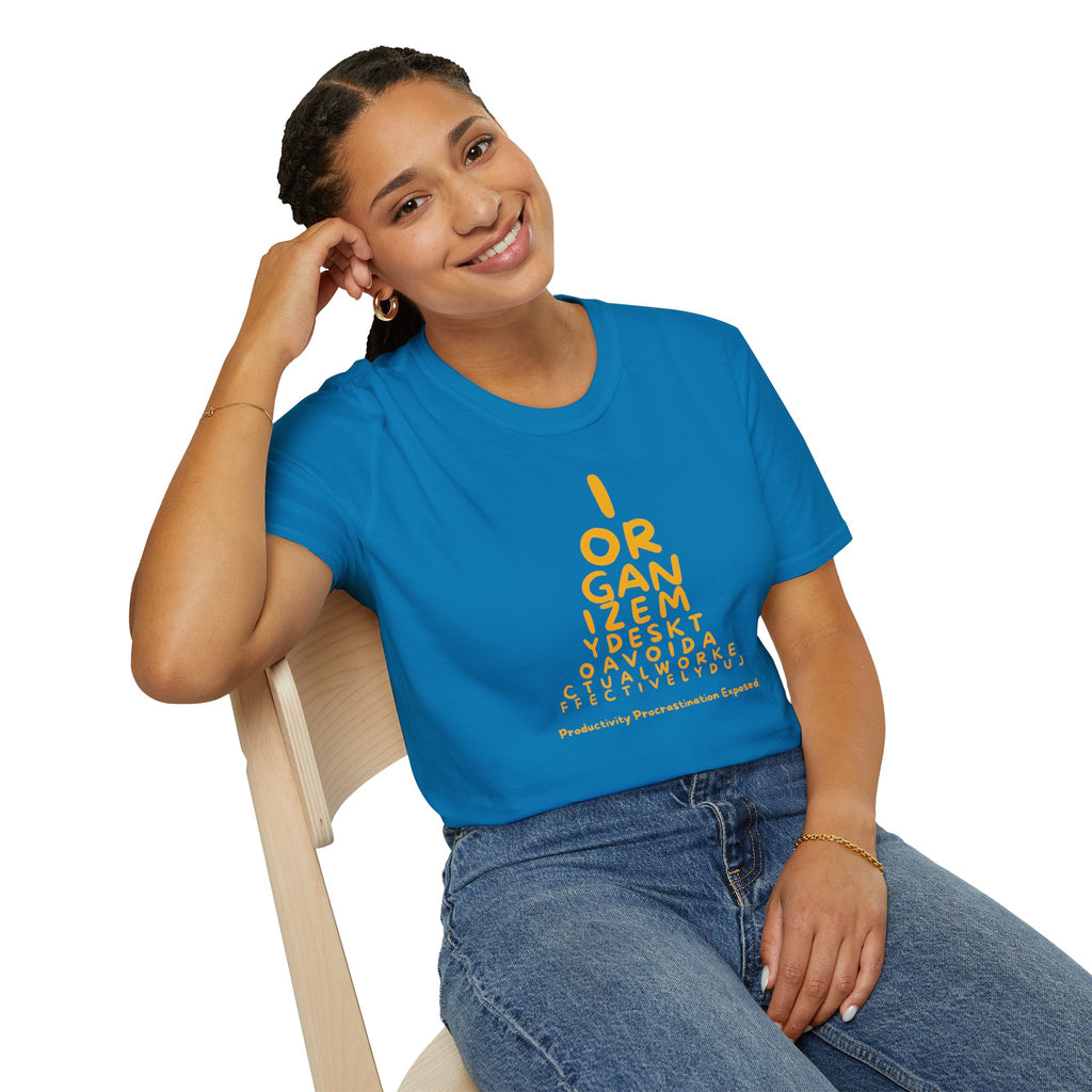 [3] Desk Organization Procrastination T-Shirt