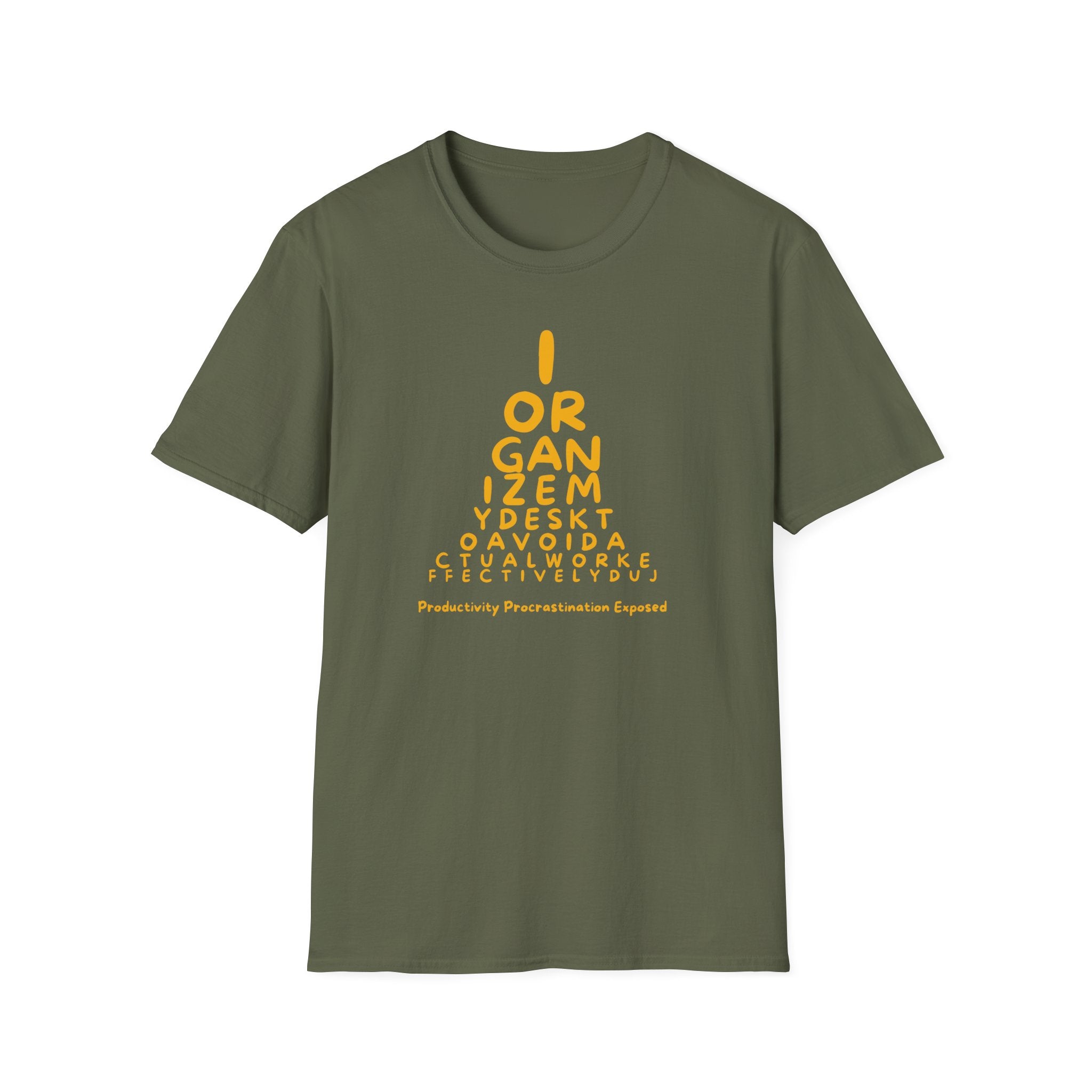 [3] Desk Organization Procrastination T-Shirt