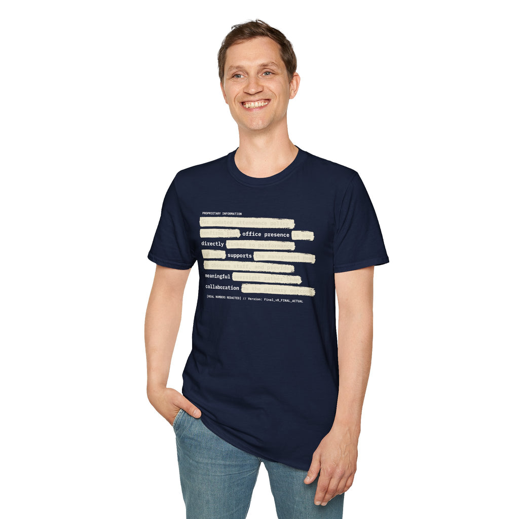 [64] Return To Office Policy T-Shirt