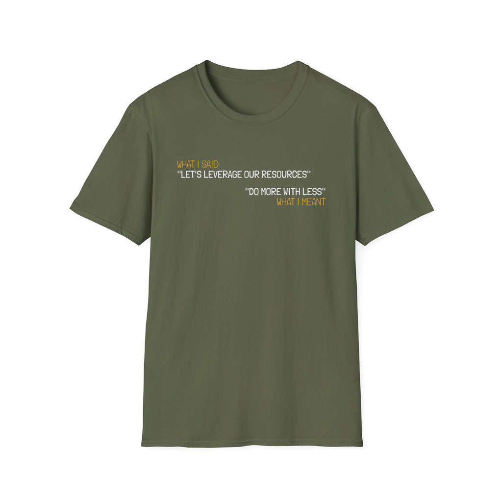 Leverage Resources T-Shirt