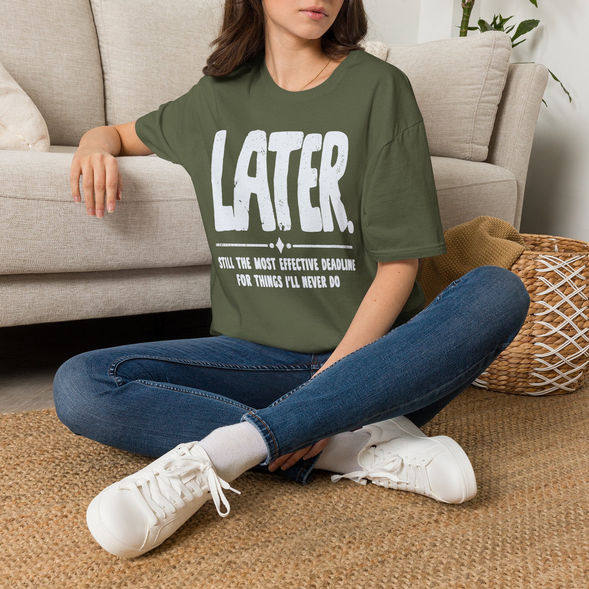 [102] Later Procrastination Deadline T-Shirt