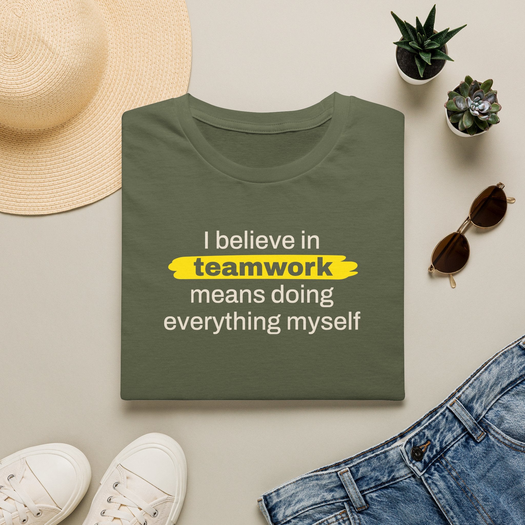 [92] I Believe In Teamwork T-Shirt