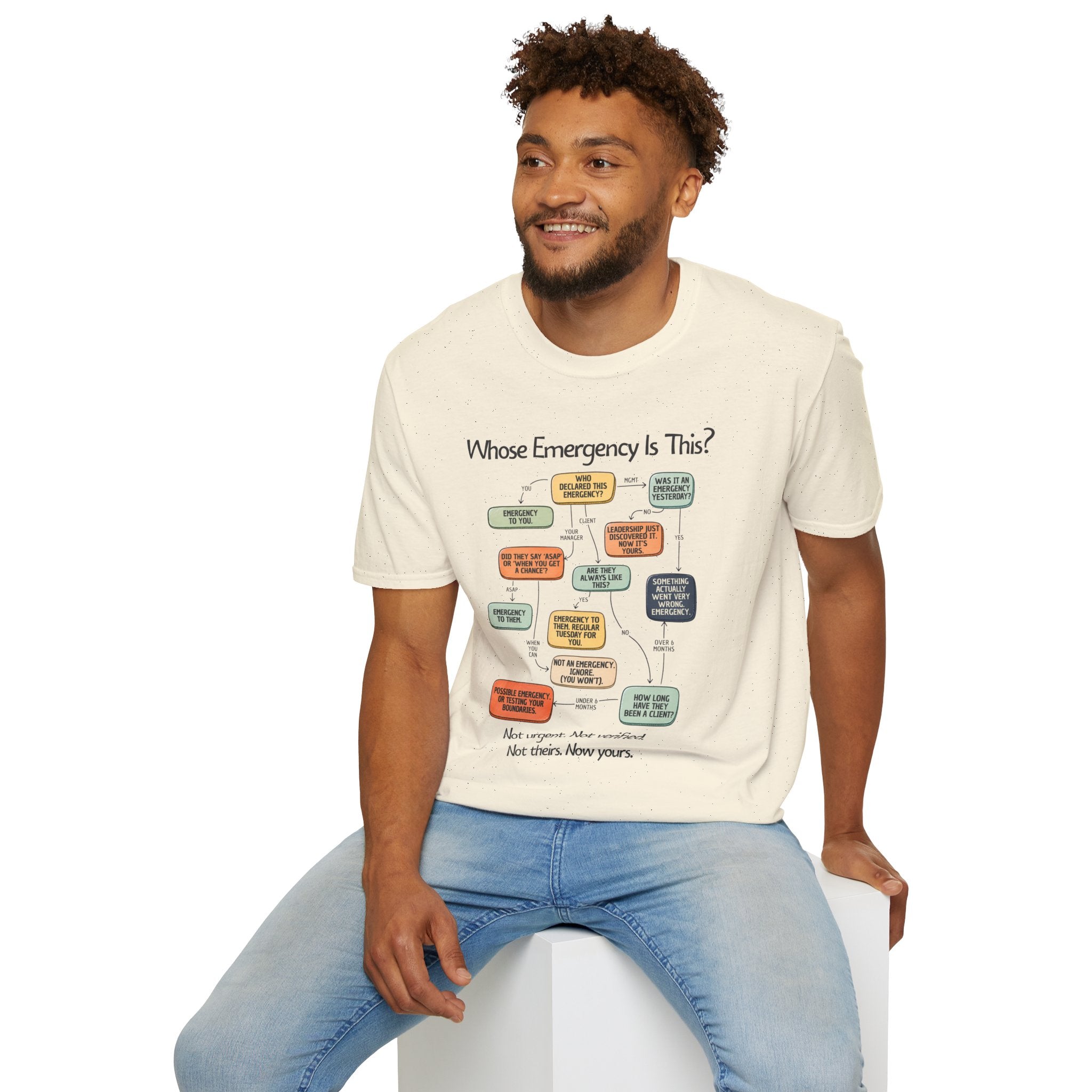 [109] Whose Emergency Is This T-Shirt