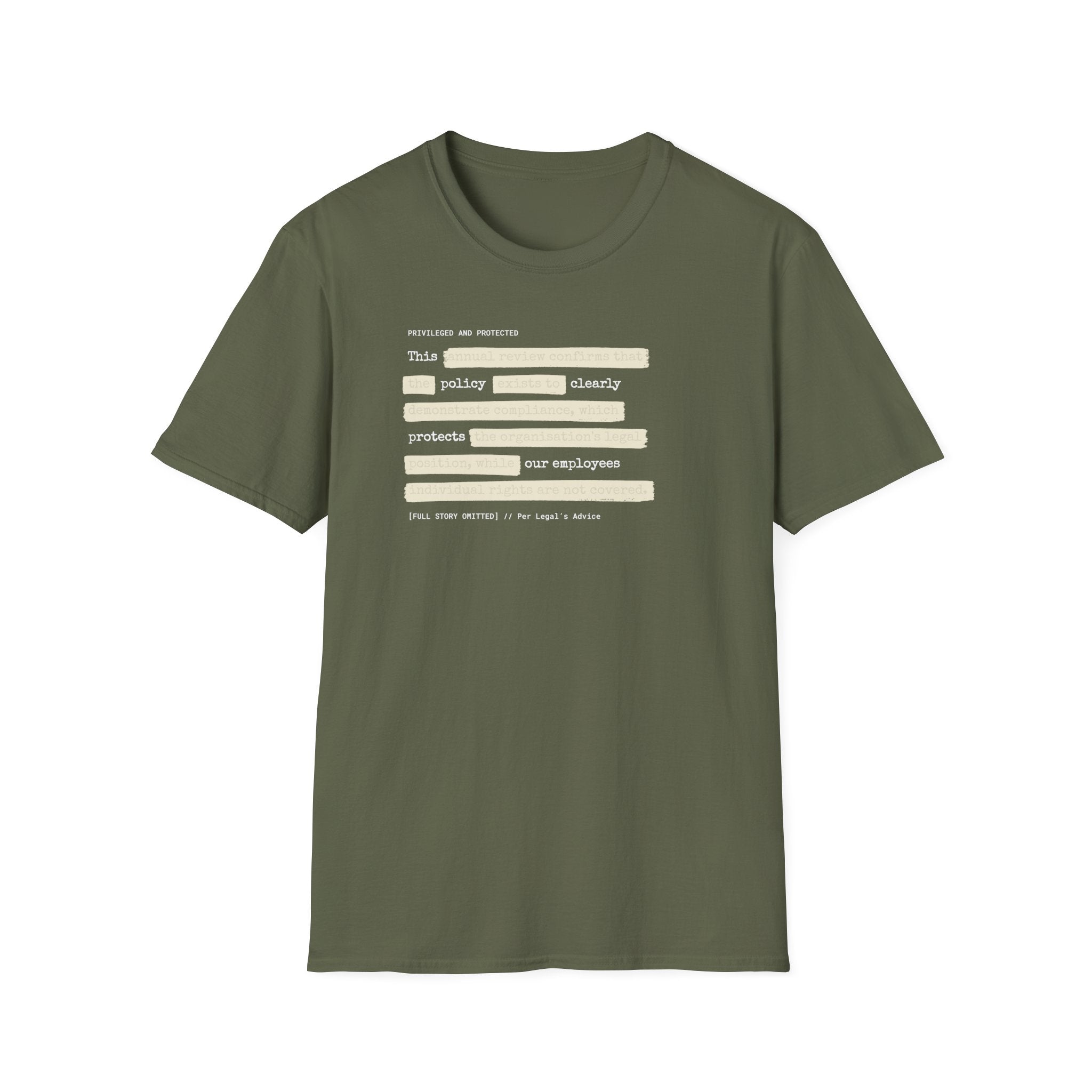 [63] An Honest Legal Policy T-Shirt