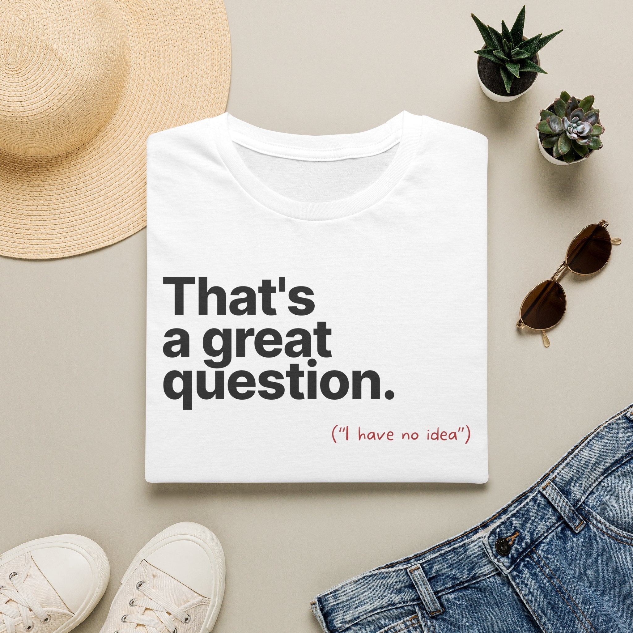 [80] A Great Question T-Shirt