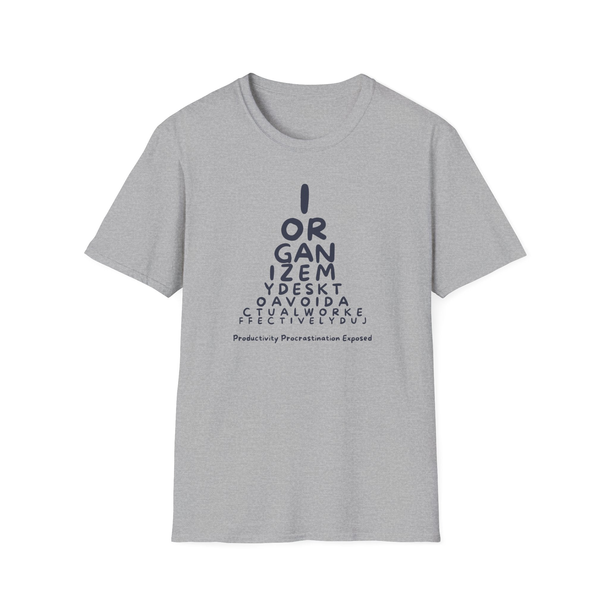 [3] Desk Organization Procrastination T-Shirt