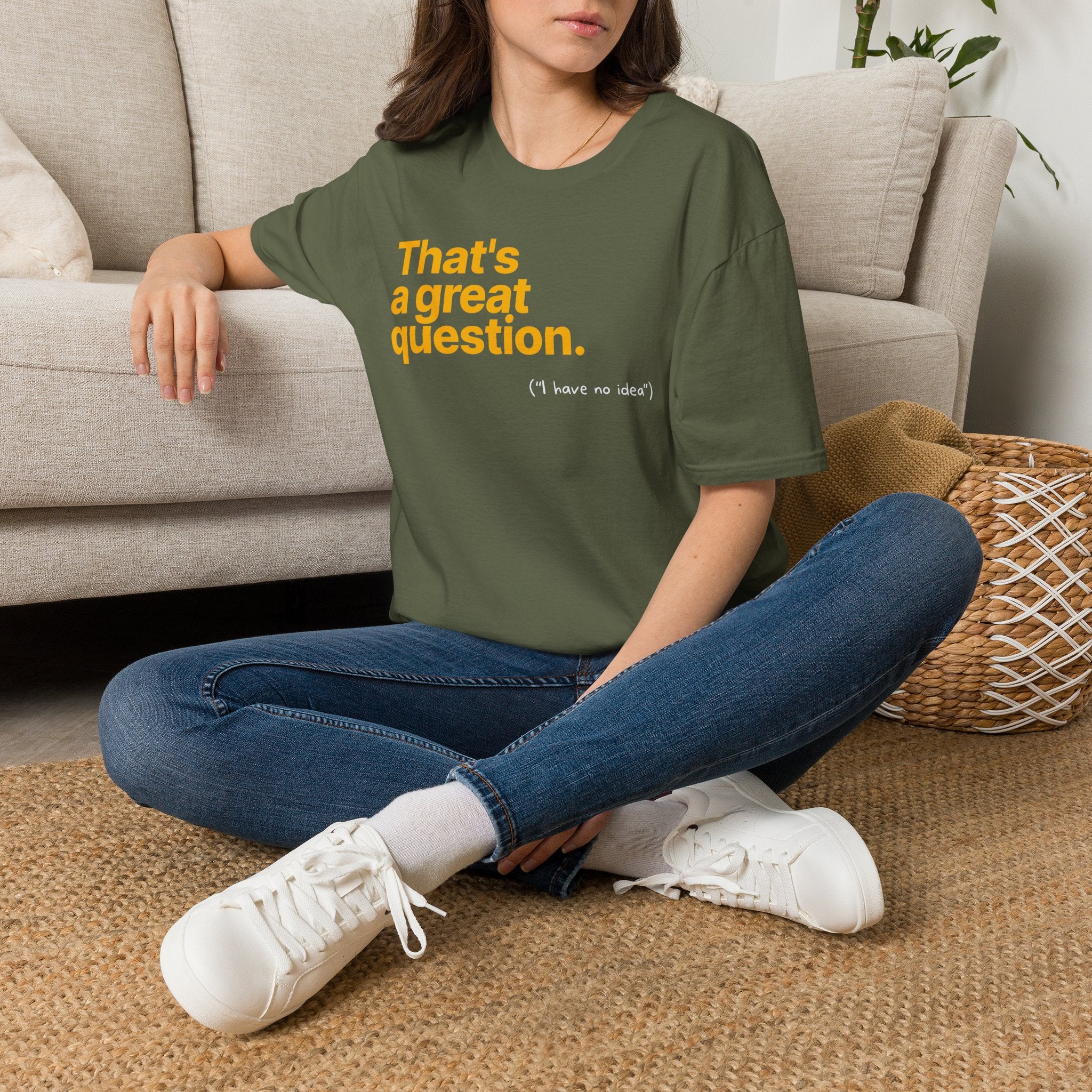 [80] A Great Question T-Shirt