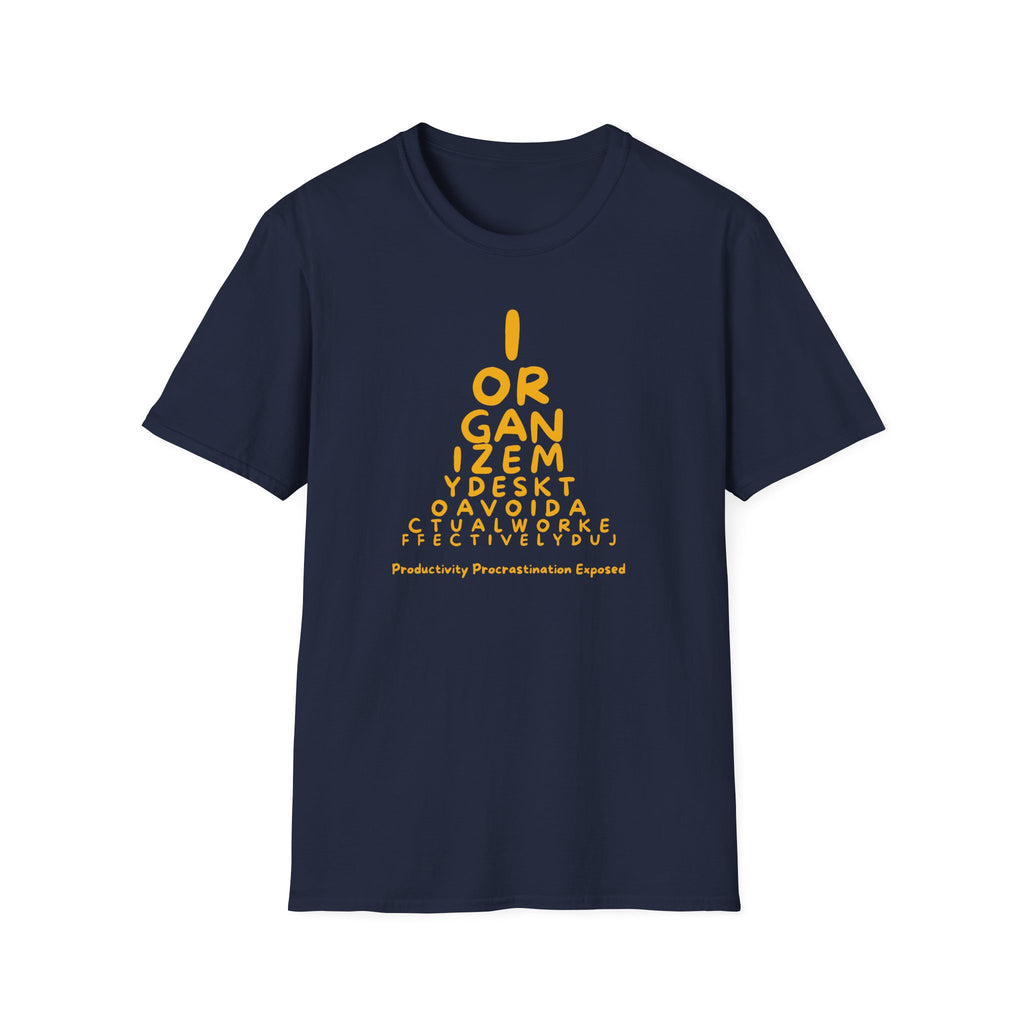[3] Desk Organization Procrastination T-Shirt