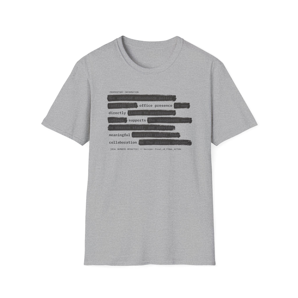 [64] Return To Office Policy T-Shirt