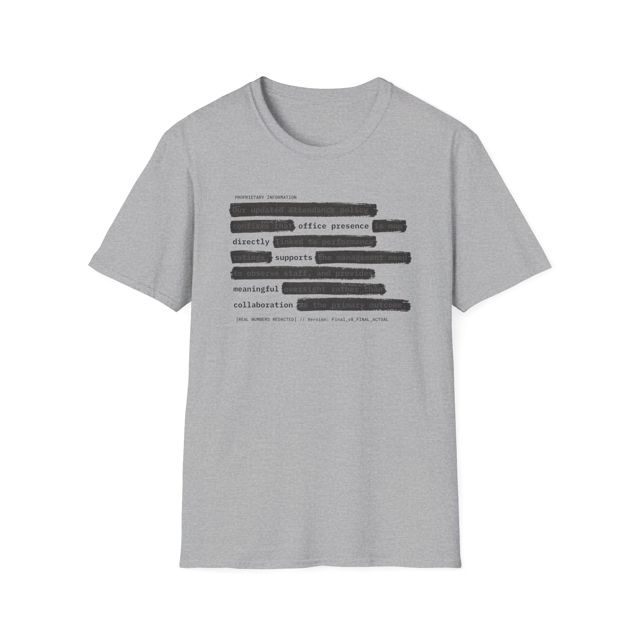 [64] Return To Office Policy T-Shirt
