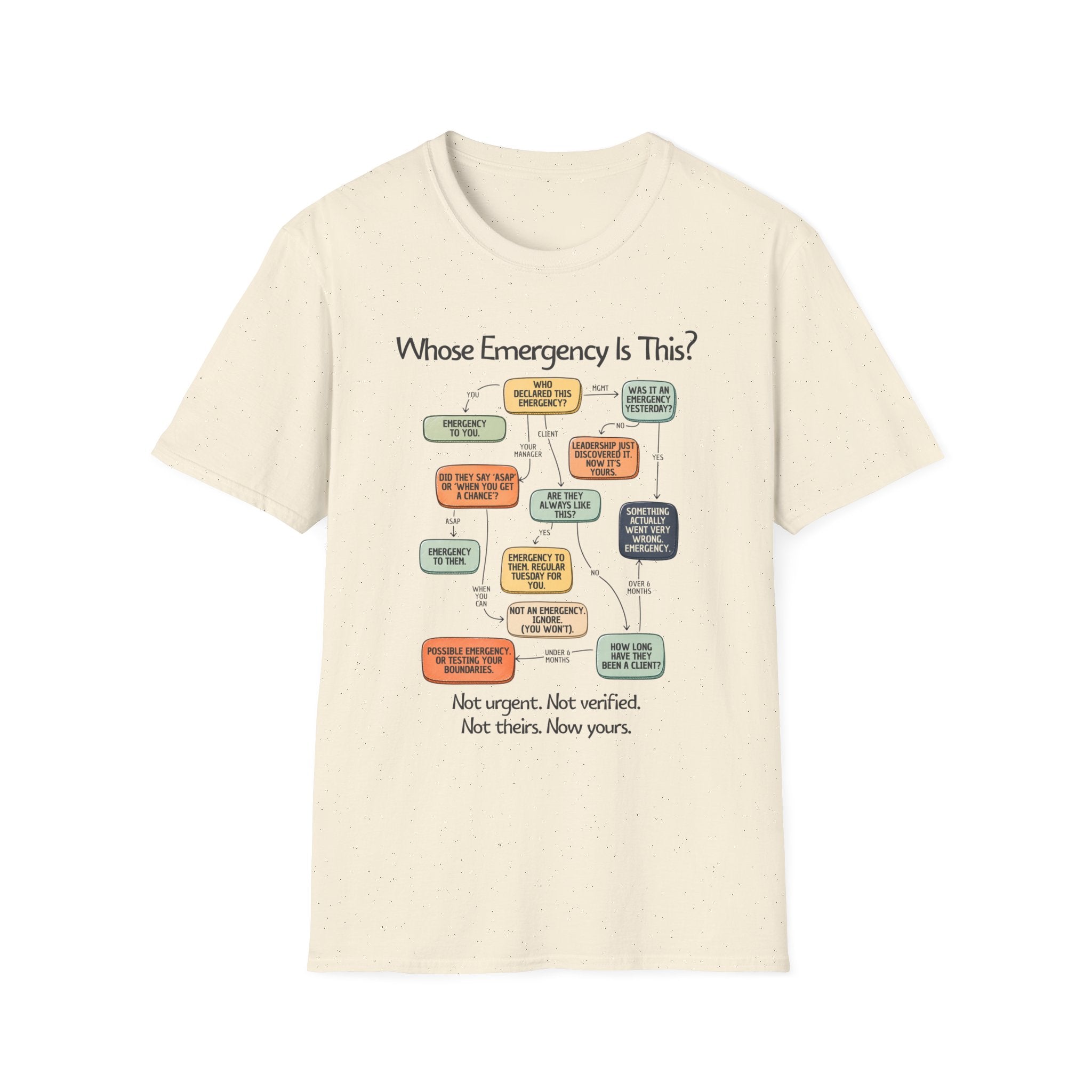 [109] Whose Emergency Is This T-Shirt