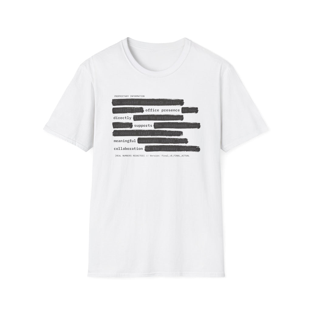 [64] Return To Office Policy T-Shirt