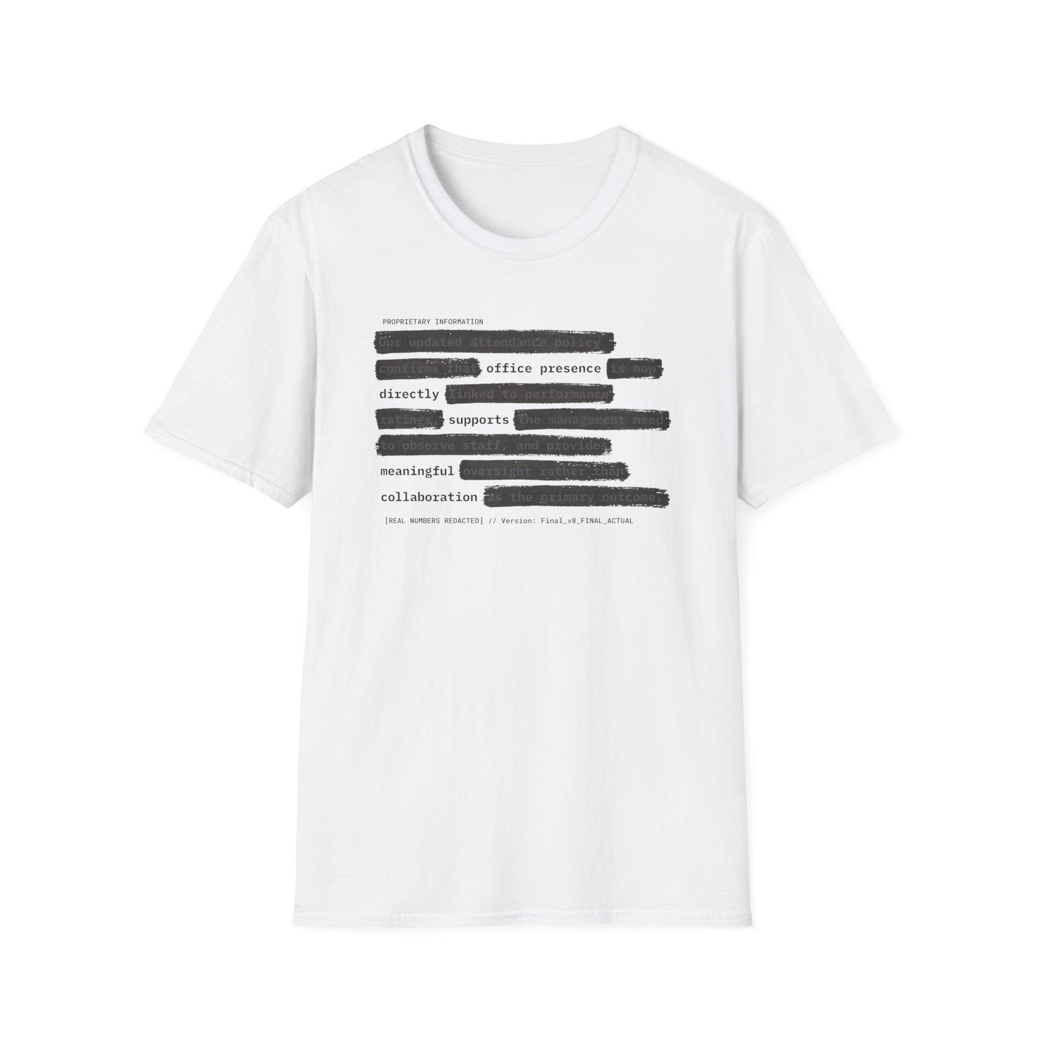 [64] Return To Office Policy T-Shirt