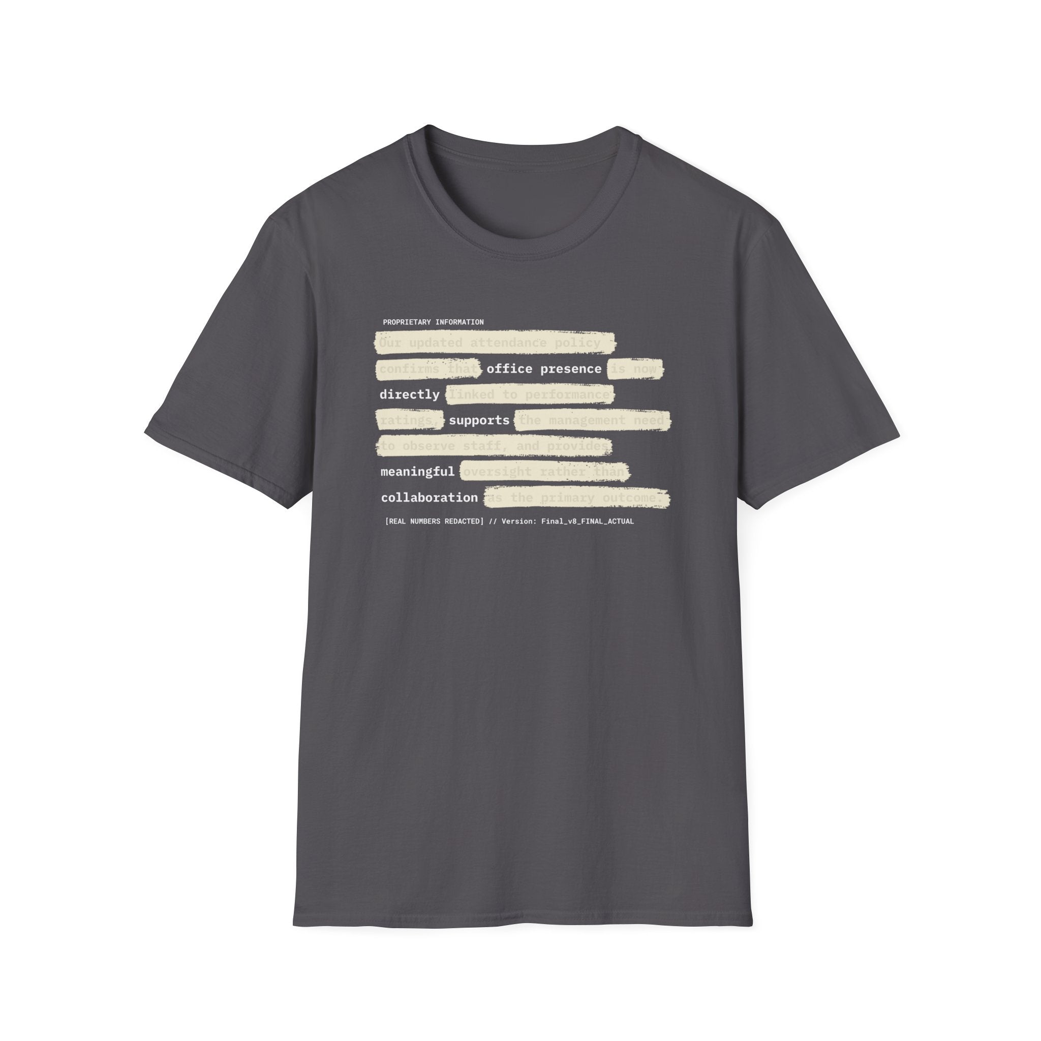 [64] Return To Office Policy T-Shirt