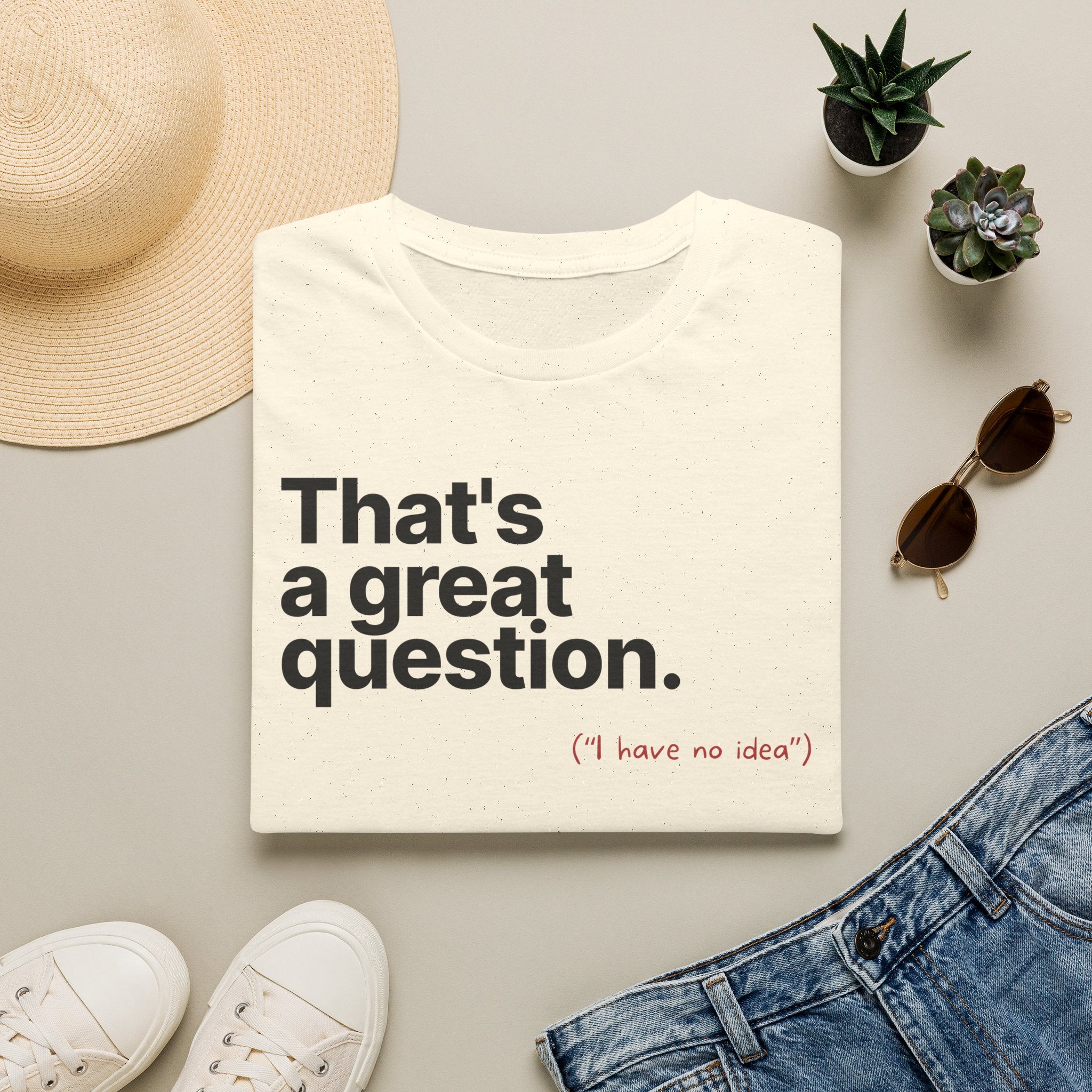[80] A Great Question T-Shirt