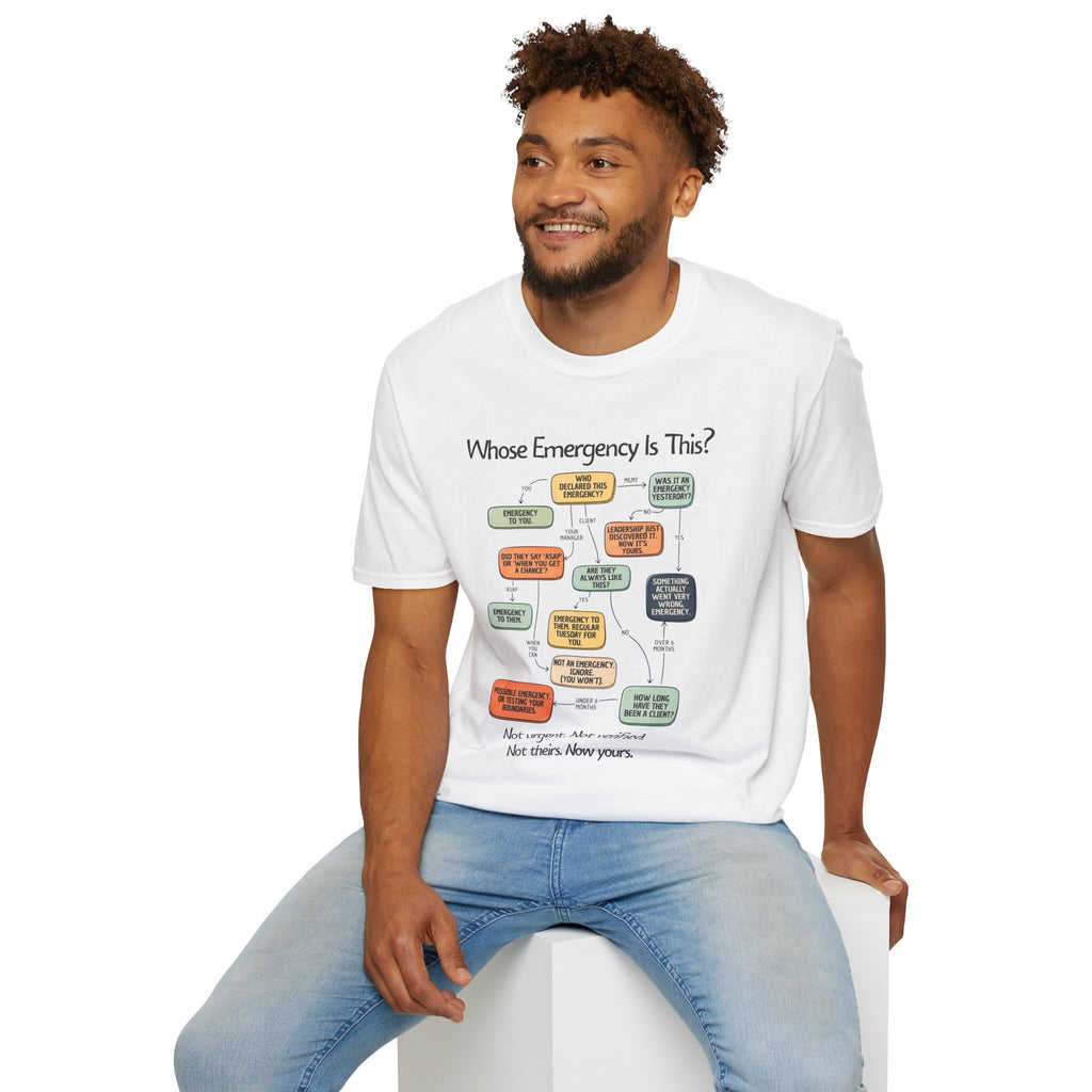 [109] Whose Emergency Is This T-Shirt