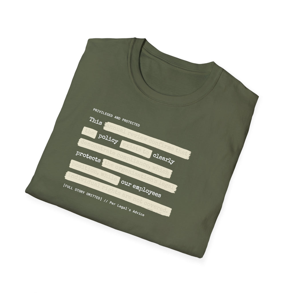 [63] An Honest Legal Policy T-Shirt
