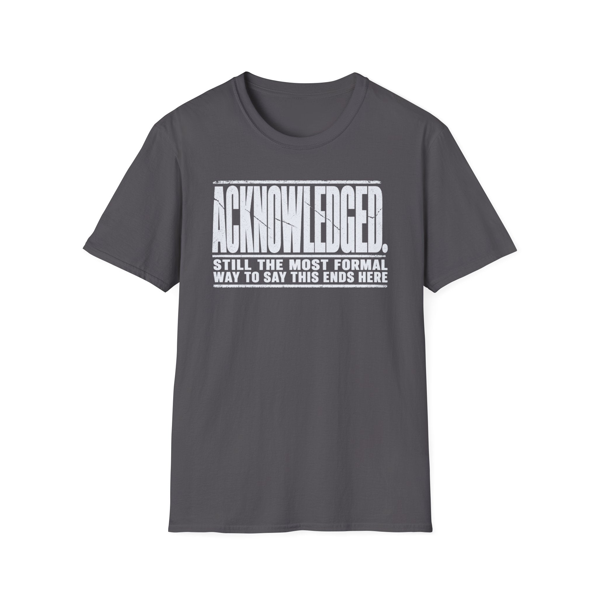 [105] Acknowledged This Ends Here T-Shirt