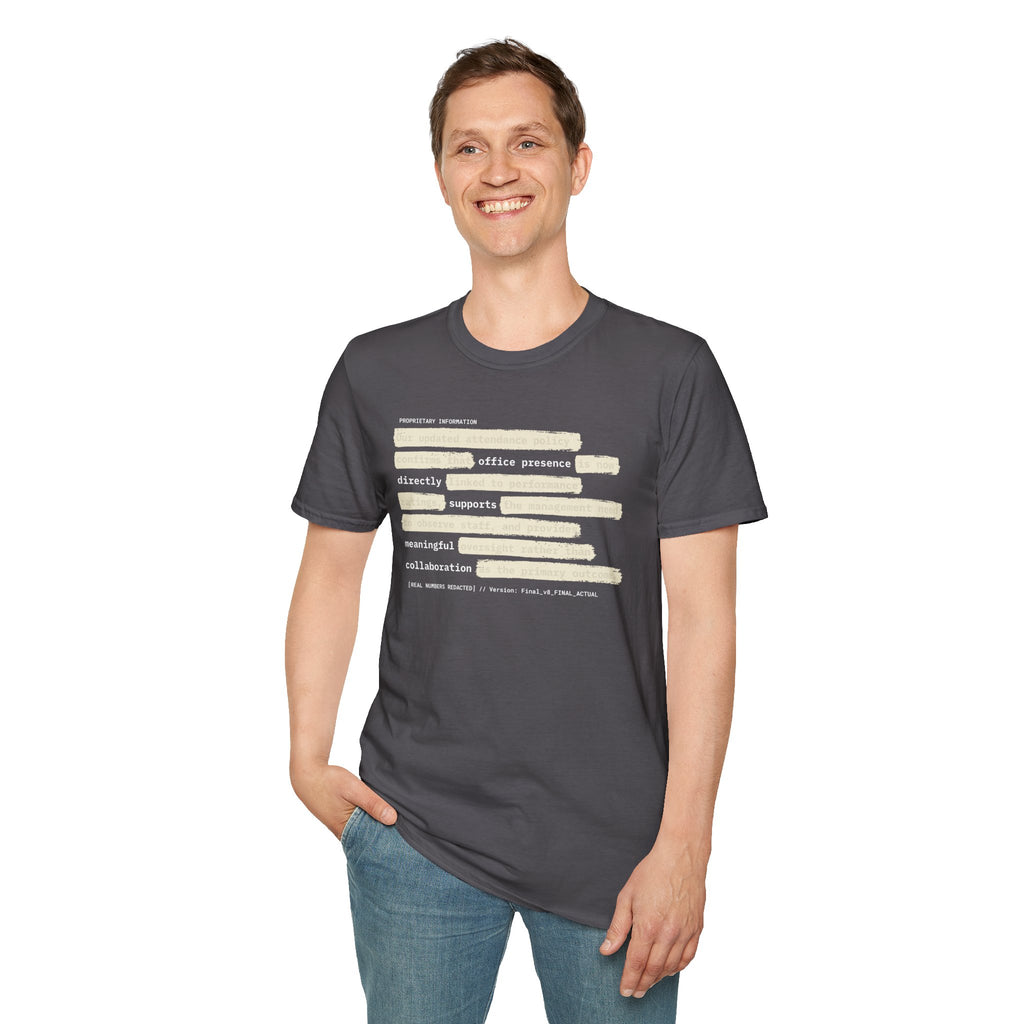 [64] Return To Office Policy T-Shirt