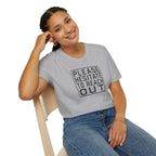 [85] Please Hesitate To Reach Out T-Shirt