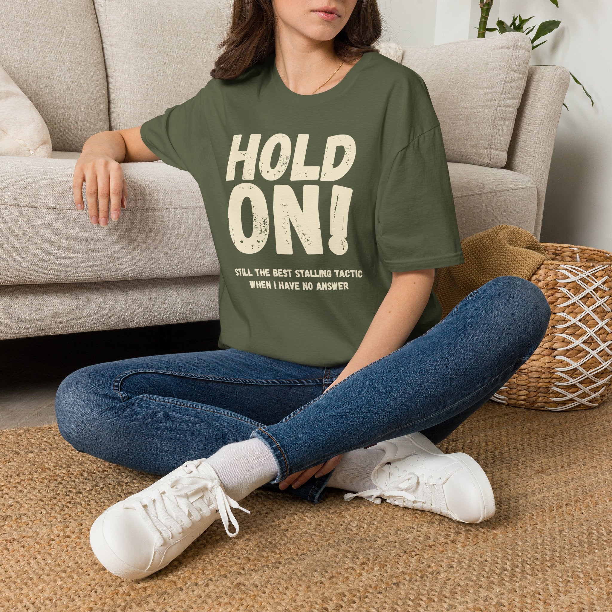 [106] Hold On Stalling Tactic T-Shirt