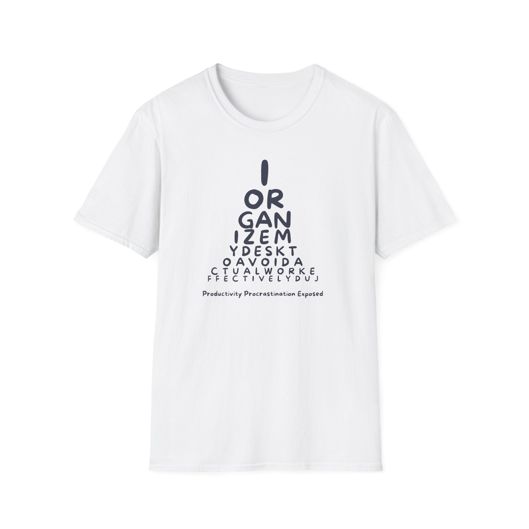 [3] Desk Organization Procrastination T-Shirt