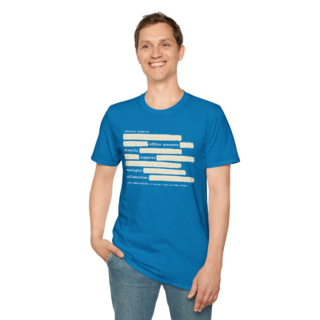 [64] Return To Office Policy T-Shirt