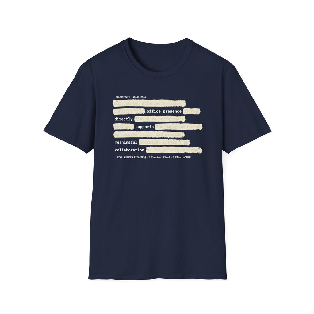 [64] Return To Office Policy T-Shirt