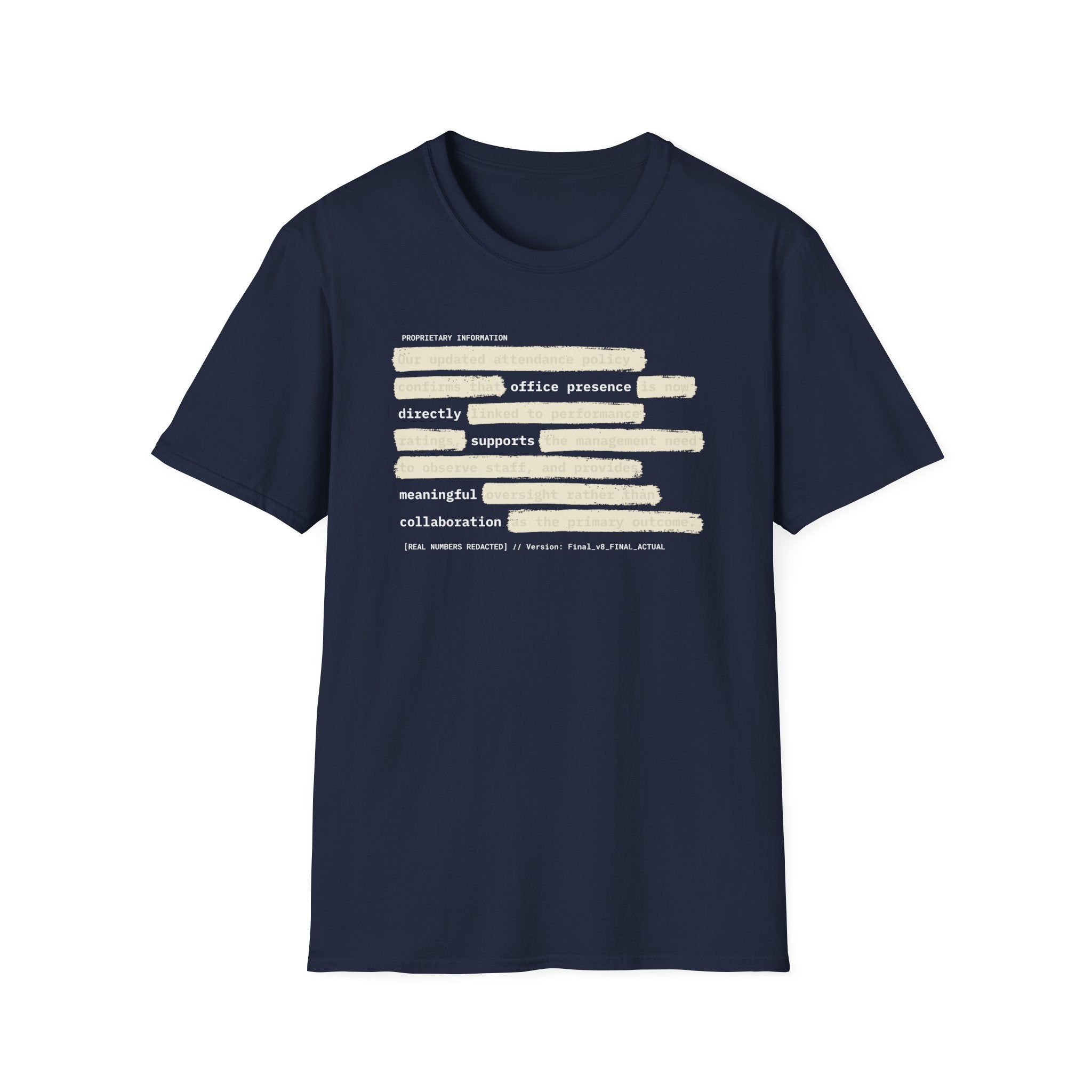 [64] Return To Office Policy T-Shirt