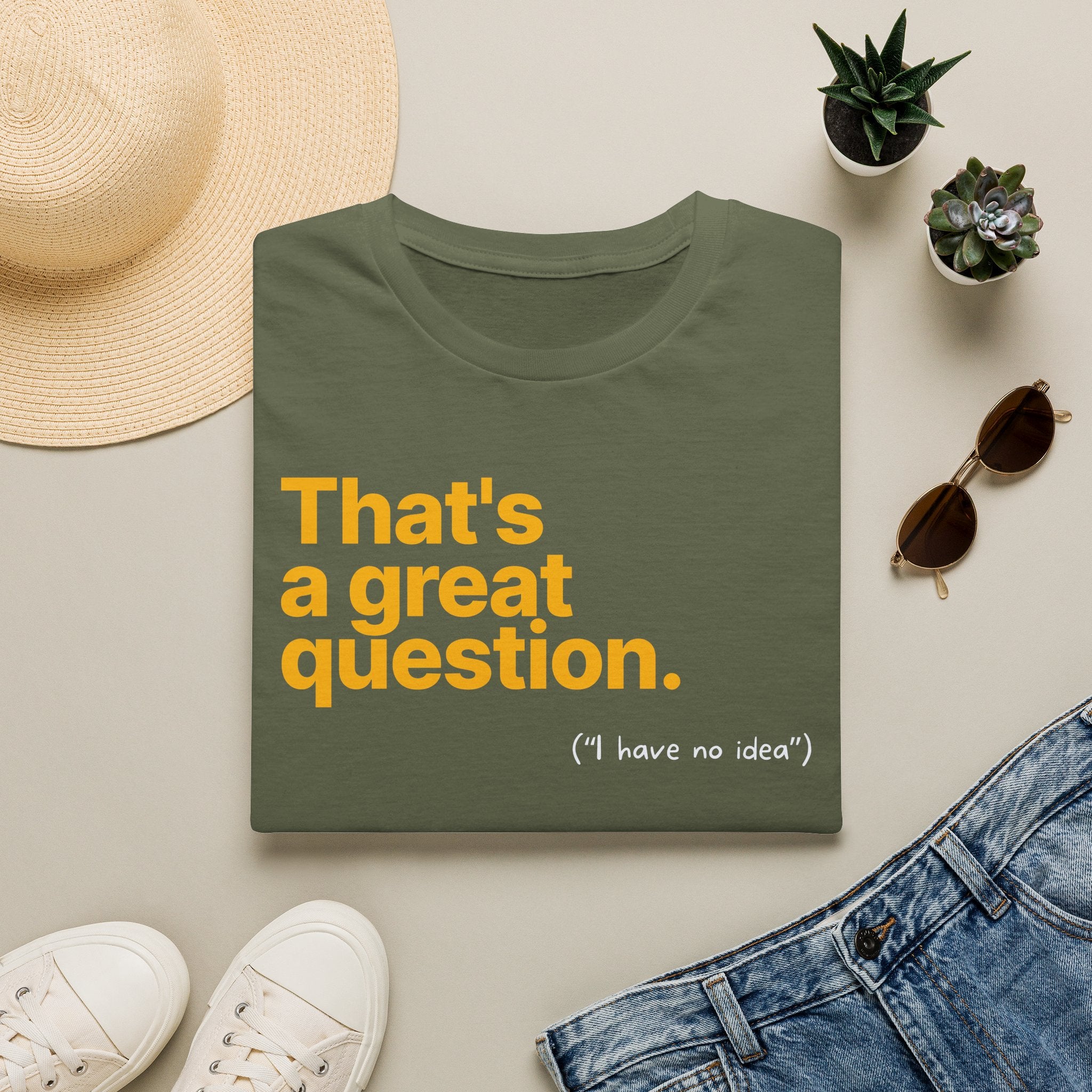 [80] A Great Question T-Shirt