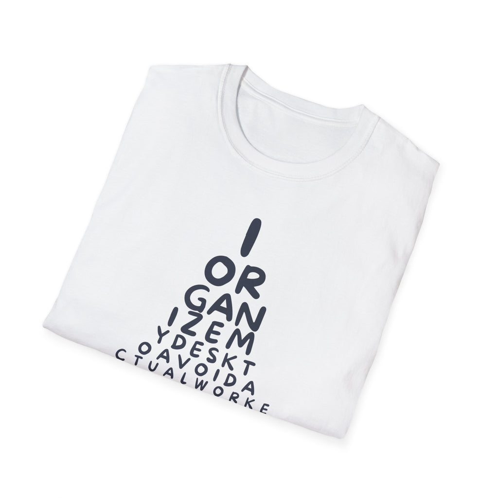[3] Desk Organization Procrastination T-Shirt