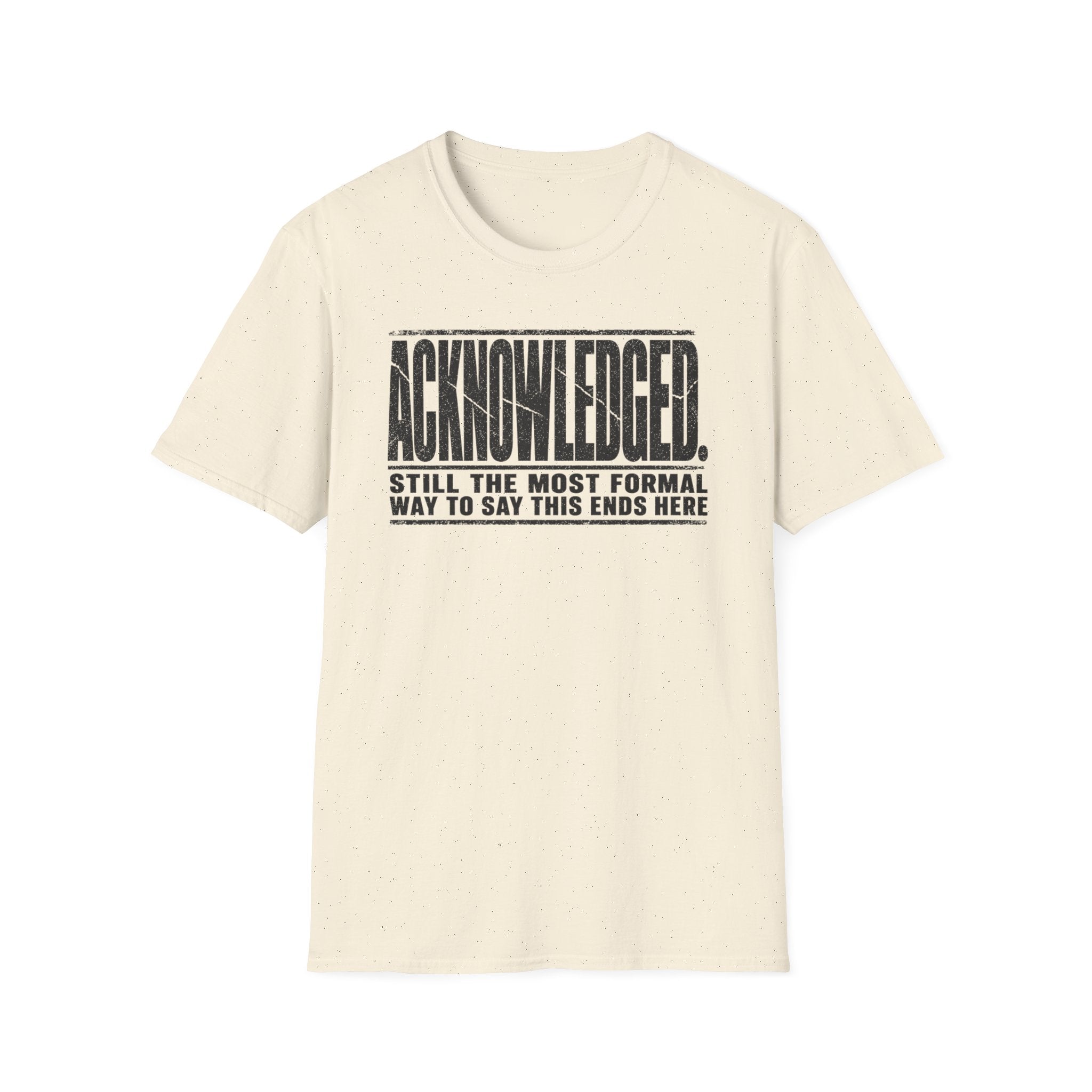 [105] Acknowledged This Ends Here T-Shirt