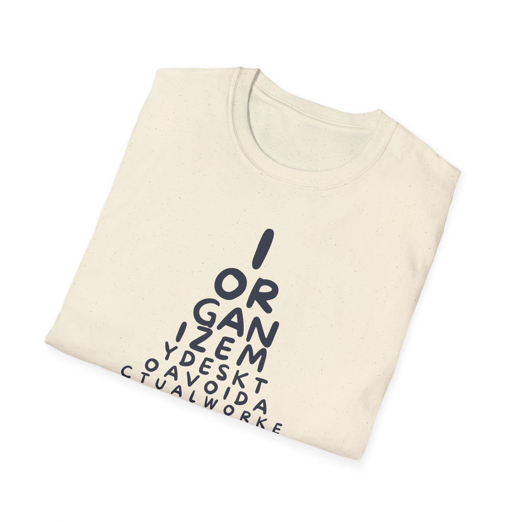 [3] Desk Organization Procrastination T-Shirt