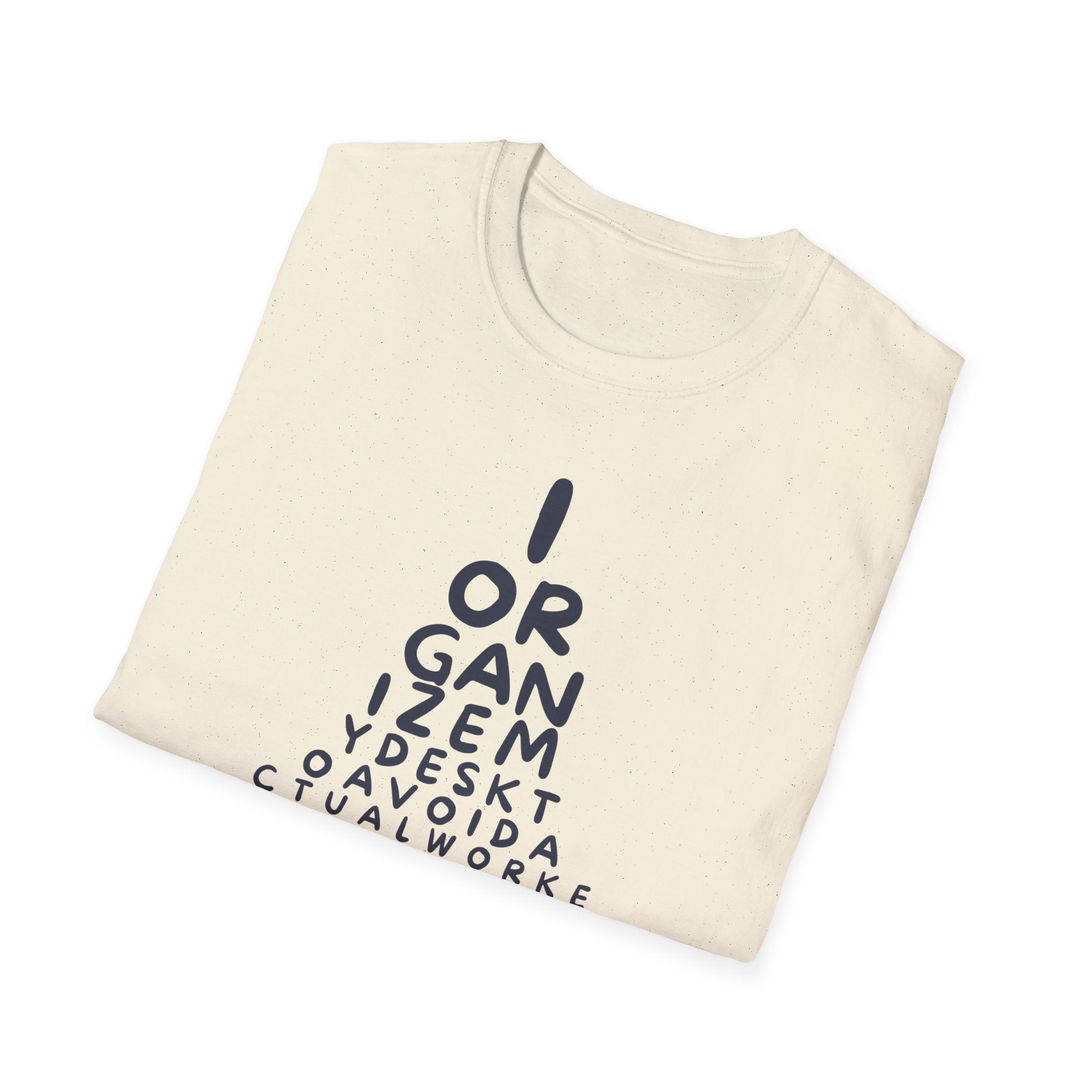[3] Desk Organization Procrastination T-Shirt
