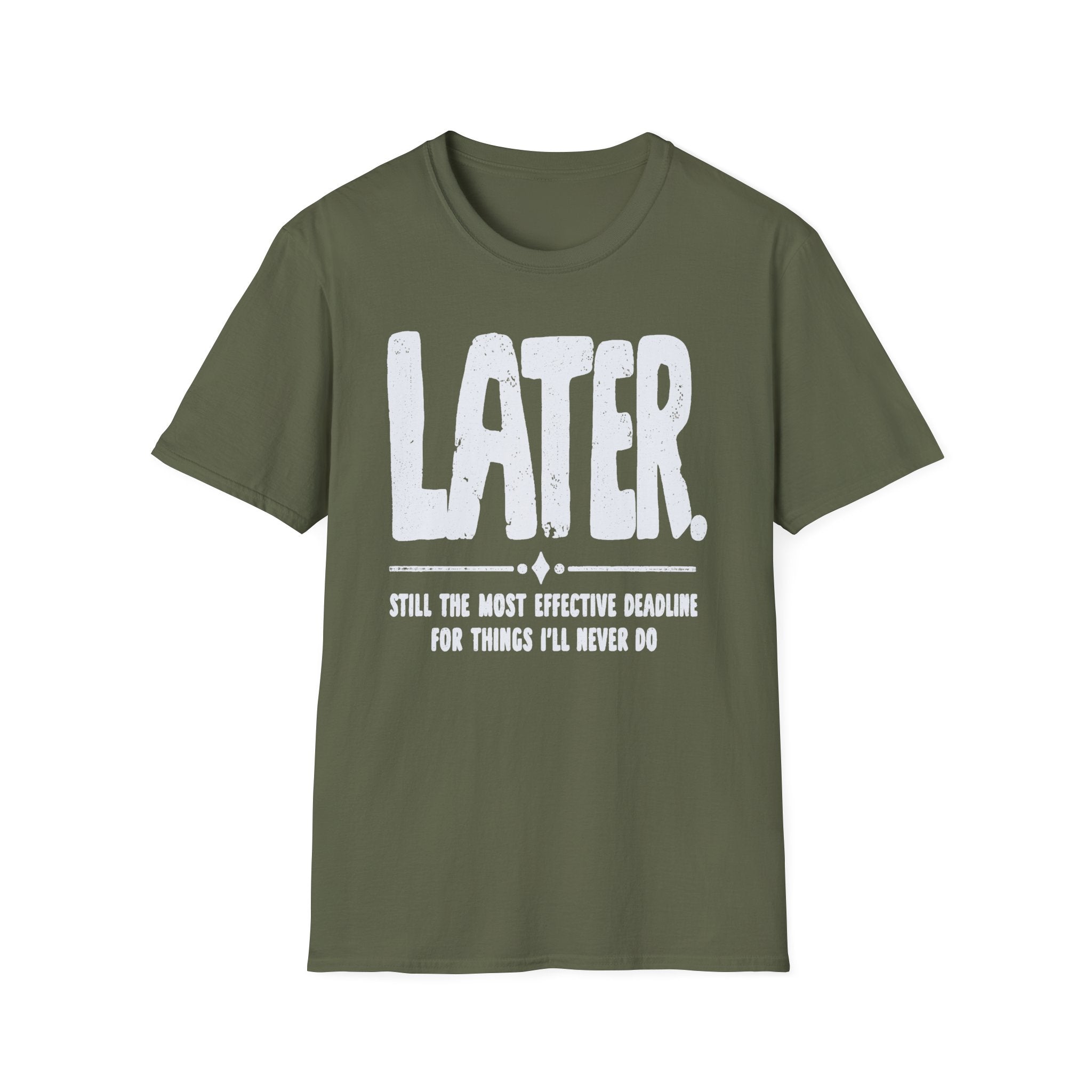 [102] Later Procrastination Deadline T-Shirt
