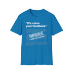 [78] We value Your Feedback T-Shirt