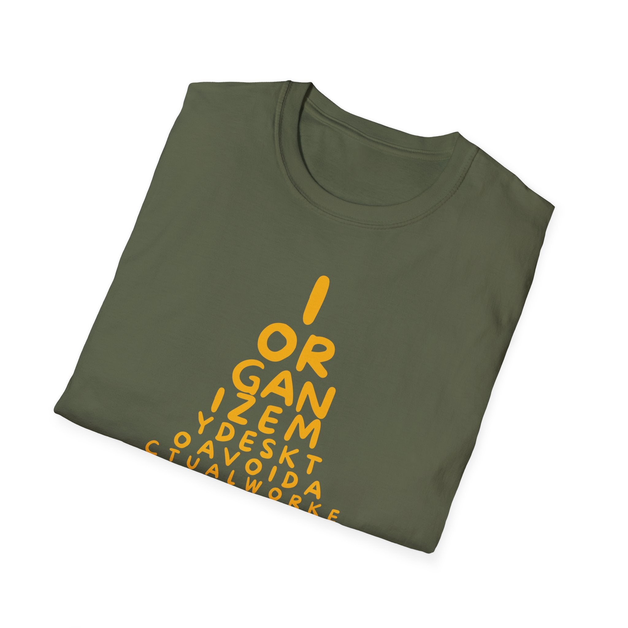 [3] Desk Organization Procrastination T-Shirt