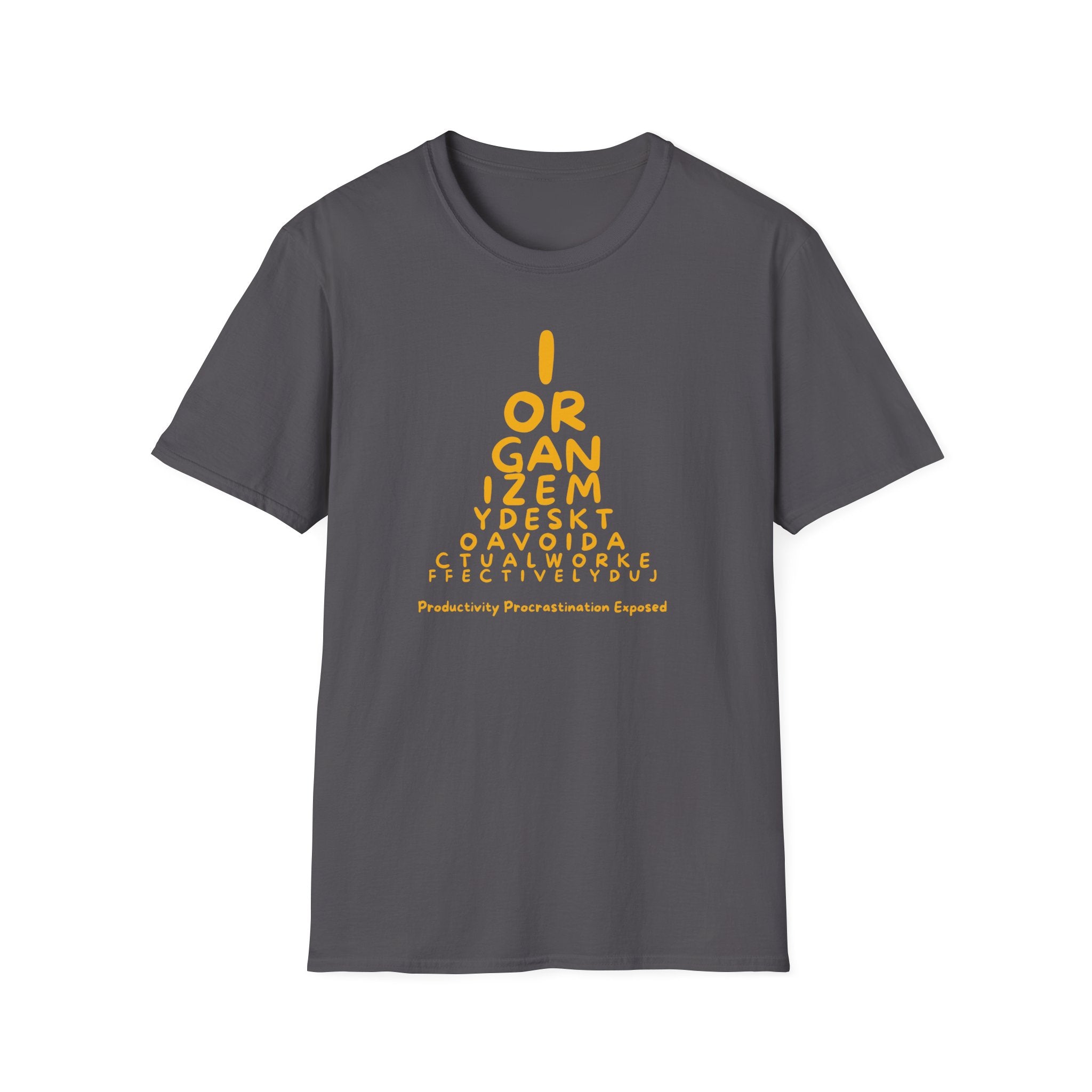 [3] Desk Organization Procrastination T-Shirt