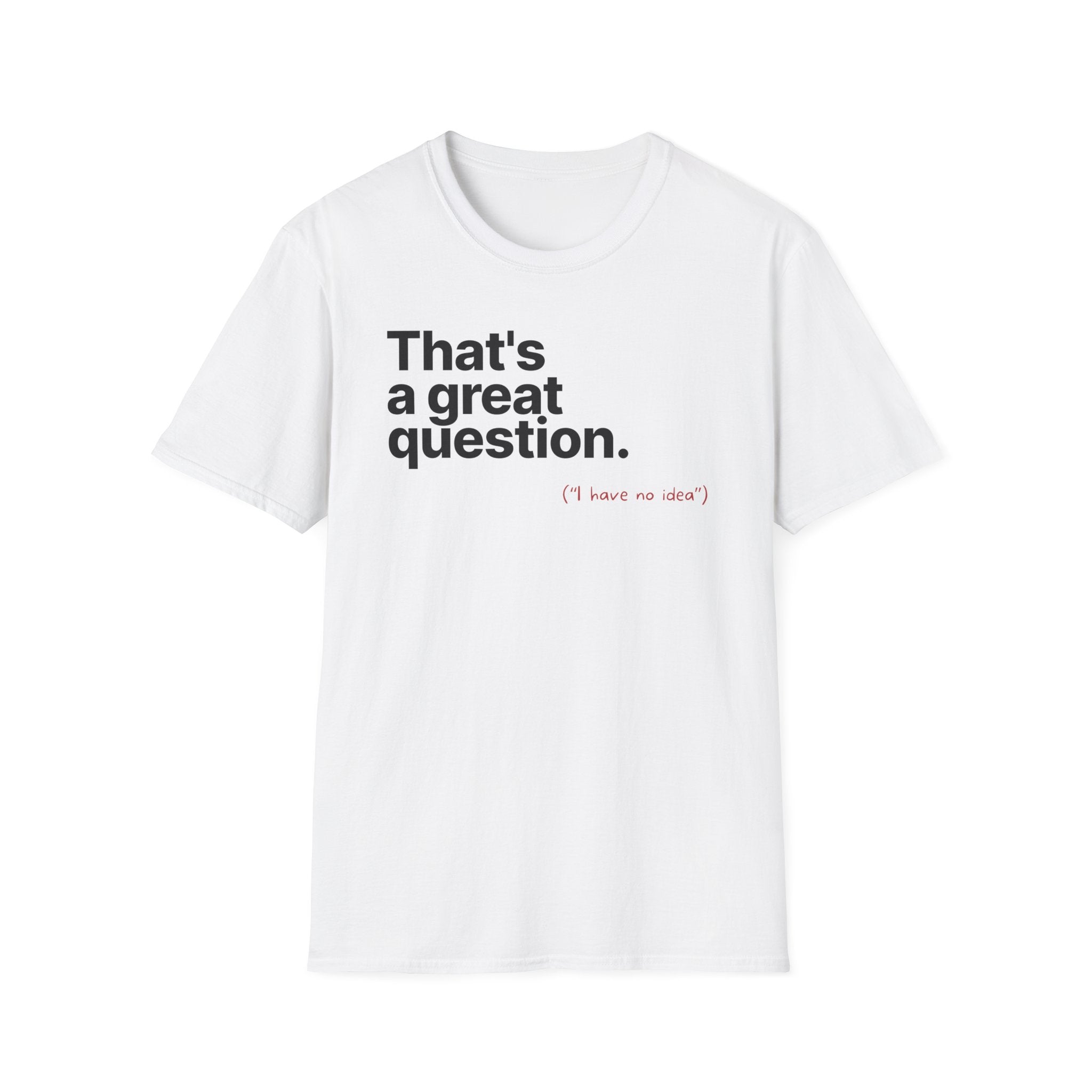 [80] A Great Question T-Shirt