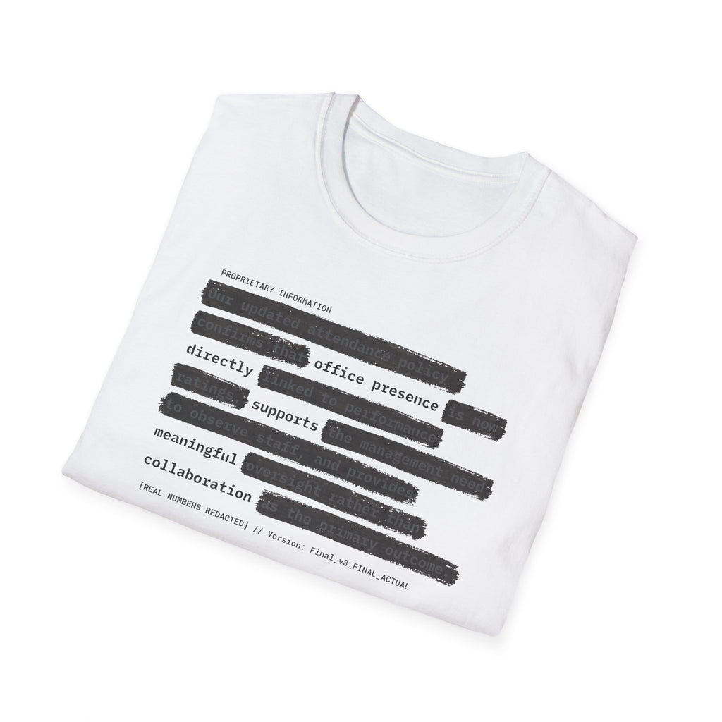 [64] Return To Office Policy T-Shirt