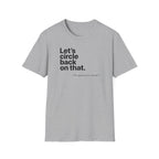 [73] Let's Circle back